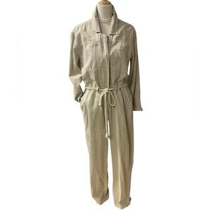 FREE PEOPLE Quinn Coverall in Thistle Seed Color: Thistle Seed size medium newer